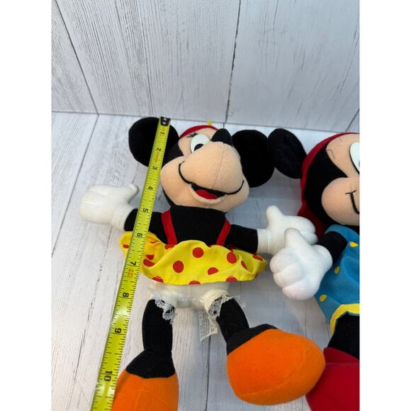 Disney Mickey and Minnie Plush Toys Mattel 1994 Toddler Toys Stuffed Figure - Picture 11 of 12